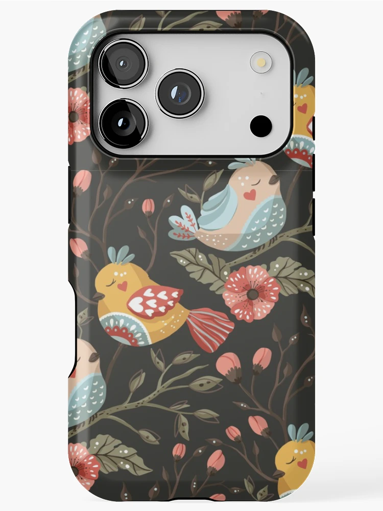 Thumbnail 1 of 4, iPhone Case, Everybirdy Pattern designed and sold by Patternsonly.