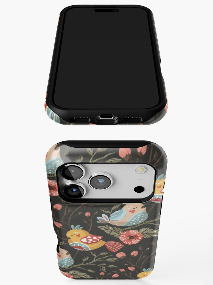 Thumbnail 3 of 4, iPhone Case, Everybirdy Pattern designed and sold by Patternsonly.