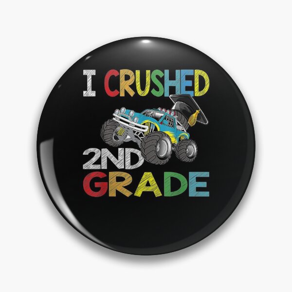 Item preview, I Crushed 2nd Grade Gift Graduation Boys Monster Truck  designed and sold by zpruby.