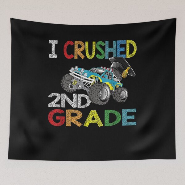 Item preview, I Crushed 2nd Grade Gift Graduation Boys Monster Truck  designed and sold by zpruby.