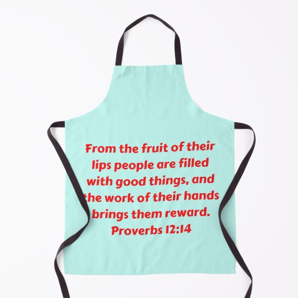 Aperçu de l'œuvre Bible Verse Proverbs 12:14 créée et vendue par Prayingwarrior.