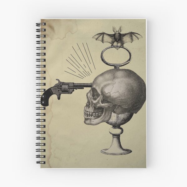 Item preview, Shot in the skull horror vintage design  designed and sold by SatyaBramha.