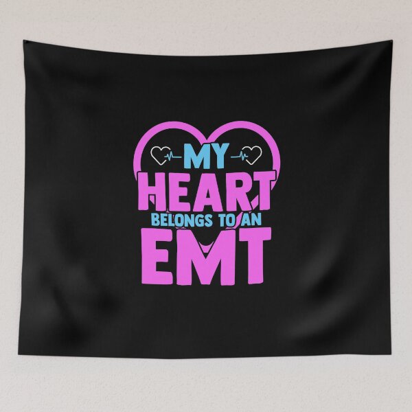 Item preview, My Heart Belongs To An EMT Emergency Medical Services EMS designed and sold by Nessshirts.