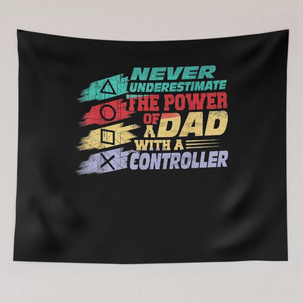 Item preview, Never Underestimate The Power Of A Dad With A Controller  designed and sold by zpruby.