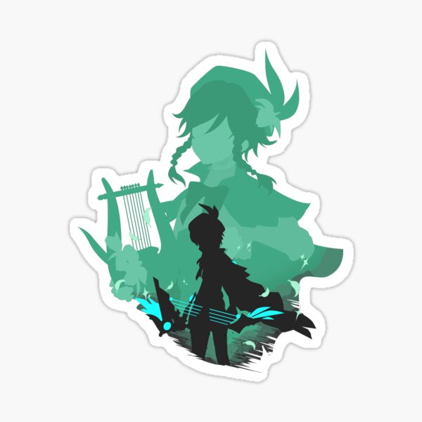 Venti Genshin Impact Glossy Sticker