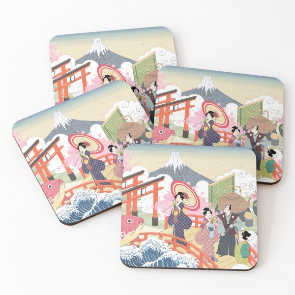 Item preview, Japan Scenery Ukiyo designed and sold by sofiatheof.