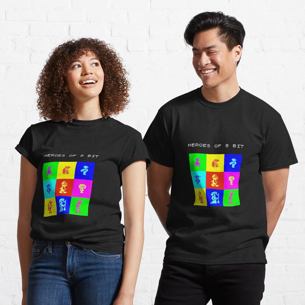 Heroes of 8bit - legends in a handful of pixels Classic T-Shirt