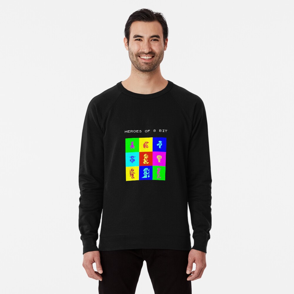 Heroes of 8bit - legends in a handful of pixels Lightweight Sweatshirt