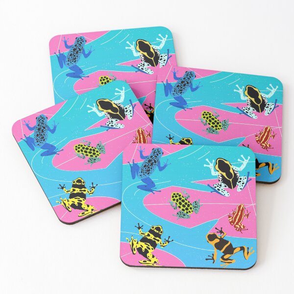 Item preview, Rainforest Frogs Tshirt Tee Shirt Cute Funny Kawaii Graphic Cartoony Design for Apparel Accessories Home Decor Skins Totes Bags Wall Art Stickers designed and sold by Rocbebe.