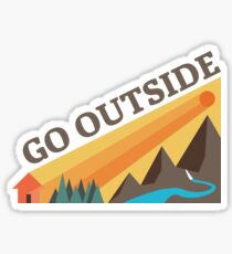Go Outside! Sticker
