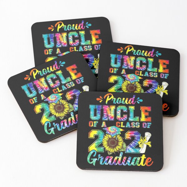 Item preview, Proud Uncle Of A Class Of 2021 Graduate Sunflower Tie Dye  designed and sold by zpruby.
