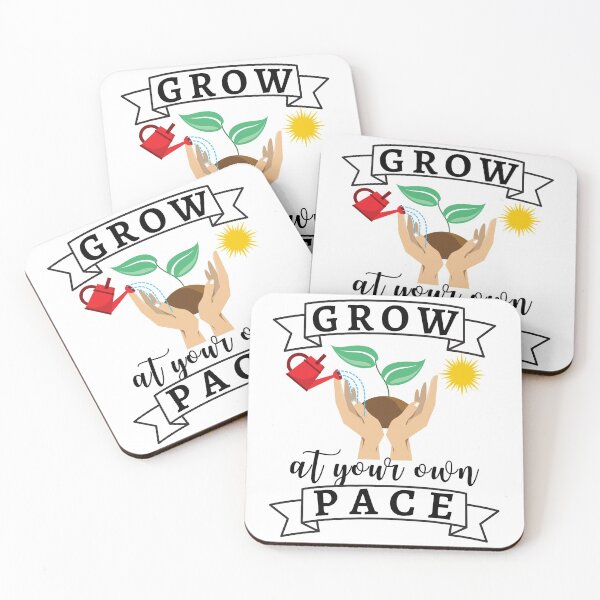Item preview, Grow at your own Pace - Mental Health Awareness designed and sold by CaitU.