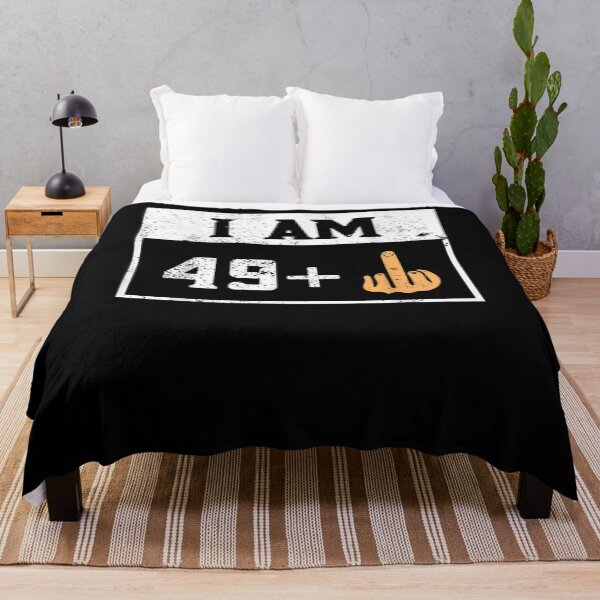 Item preview, Funny 50th Birthday I Am 49 Plus Middle Finger Design  designed and sold by zpruby.