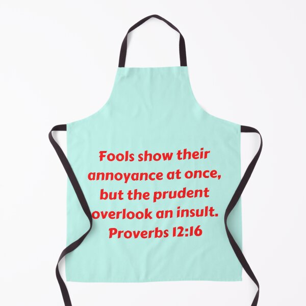 Item preview, Bible Verse Proverbs 12:16 designed and sold by Prayingwarrior.