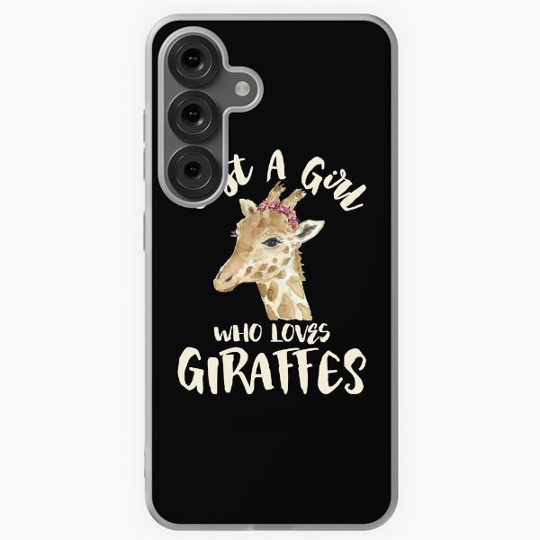 Item preview, Just A Girl Who Loves Giraffes designed and sold by Cheap Women's Shirts.
