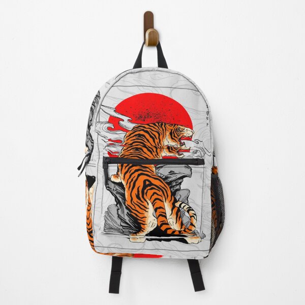 Item preview, Tiger Japan Style Tattoo Background designed and sold by Peekonet.