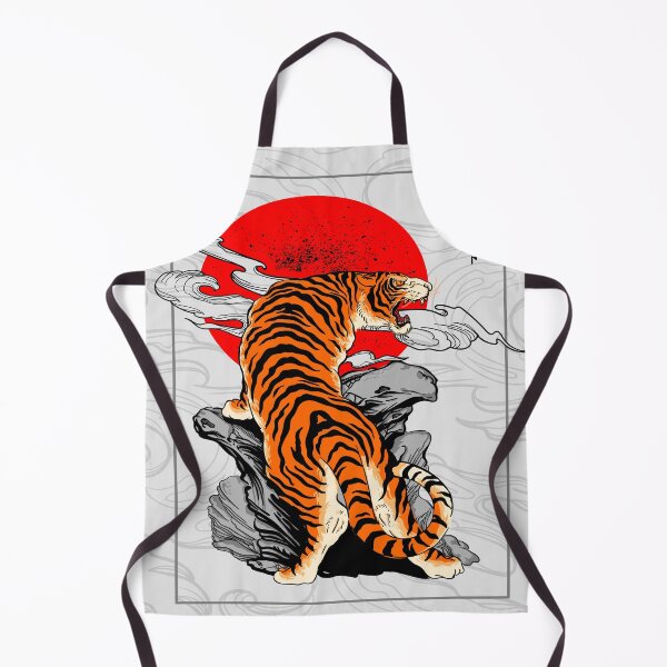 Item preview, Tiger Japan Style Tattoo Background designed and sold by Peekonet.