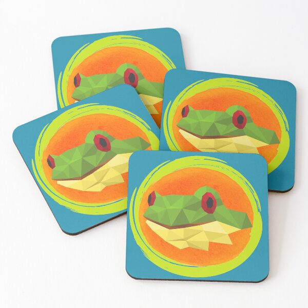 Item preview, Frogs Design Tshirt Tee Shirt Cute Funny Kawaii Graphic Cartoony Design for Apparel Accessories Home Decor Skins Totes Bags Wall Art Stickers designed and sold by Rocbebe.