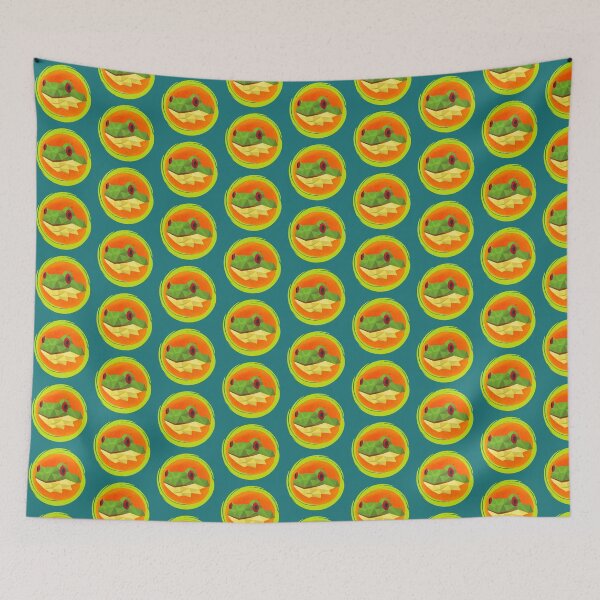 Item preview, Frogs Design Tshirt Tee Shirt Cute Funny Kawaii Graphic Cartoony Design for Apparel Accessories Home Decor Skins Totes Bags Wall Art Stickers designed and sold by Rocbebe.