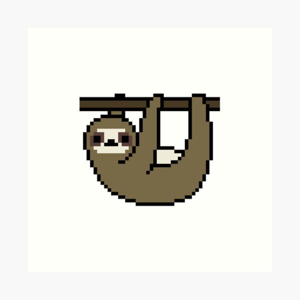 Pixel Planet - Sloth\