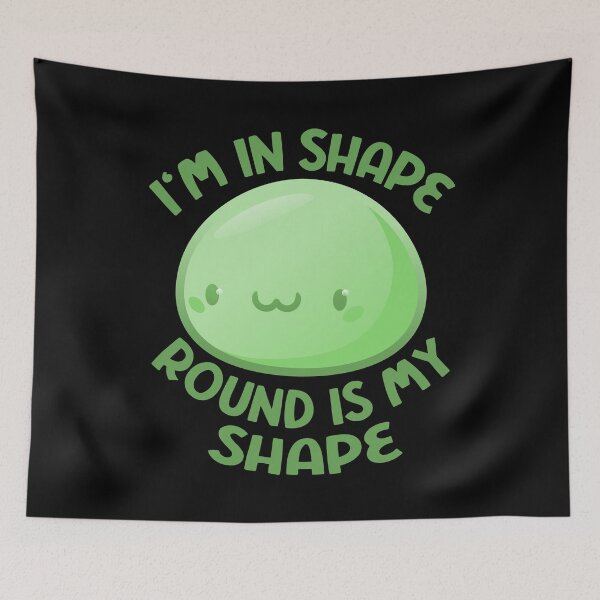 Item preview, I'm In Shape Round Is A Shape Funny Quote Mochi Lover Rice designed and sold by RJ-Art.