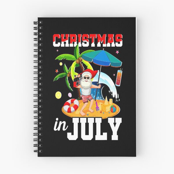 Item preview, Christmas In July Funny Santa Summer Beach Vacation designed and sold by BargerStore.
