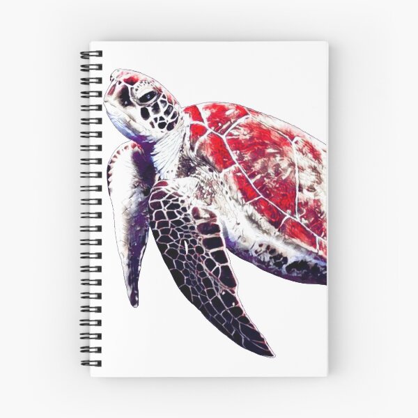 Item preview, Misteriosa tortuga blanca con toque morado y caparazón de cristal rojo designed and sold by MagicacandyC.
