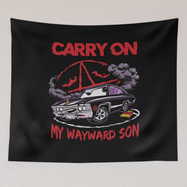 Item preview, Supernatural Carry On My Wayward Son , Supernatural Car , Supernatural Winchester designed and sold by PLKHDA.