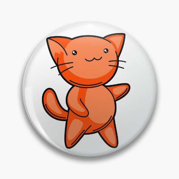 Item preview, cute orange cat sticker designed and sold by vinaysukhija80.