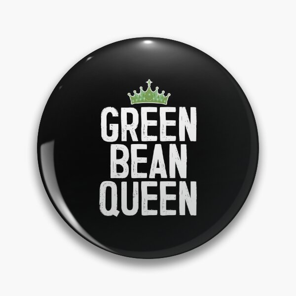 Item preview, Green Bean Queen Vegan Vegetarian Gift designed and sold by beckergree.