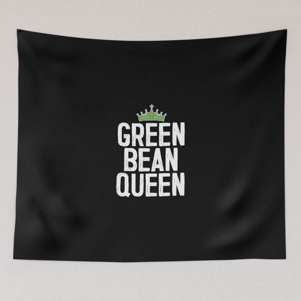 Item preview, Green Bean Queen Vegan Vegetarian Gift designed and sold by beckergree.