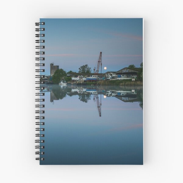 Item preview, Moonset at Sharpness Marina, Gloucestershire designed and sold by MargaretClavell.