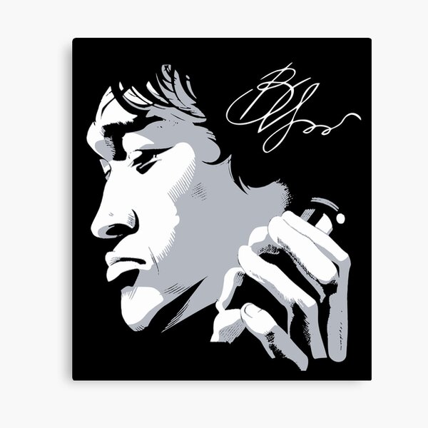 Viktor Tsoi (Виктор Цой), Eclipse Canvas Print