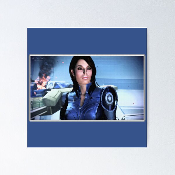 Artikel-Vorschau von Mass Effect: Ashley Williams Digitale Malerei, designt und verkauft von Visual Resolutions.