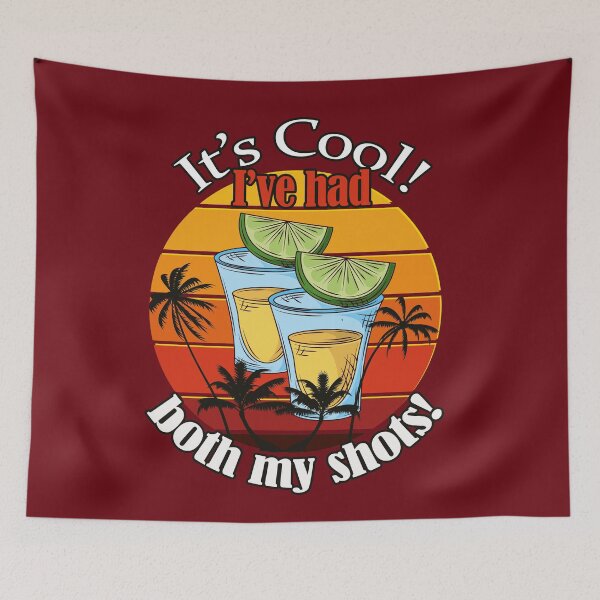 Item preview, It's Cool! I've had both my shots! Summer vibes- Funny get vaccinated shirt designed and sold by EvaWolf.