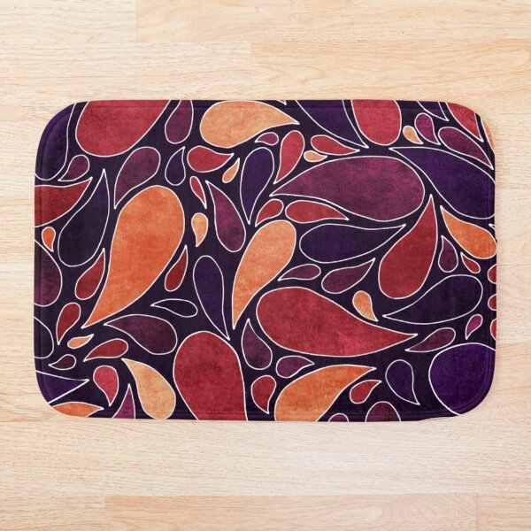 Motif été indien Tapis de bain