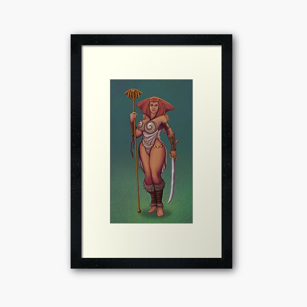 Teela redesign Framed Art Print