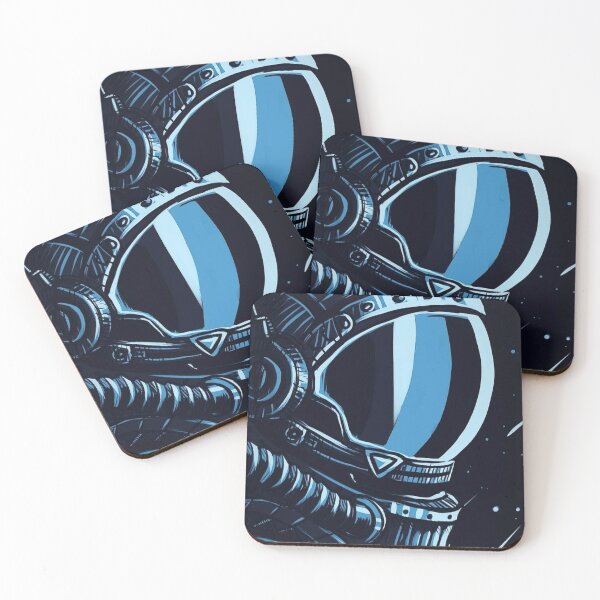 Item preview, Outer Space Astronaut Digital Art Retro designed and sold by Rakuten Mallor.