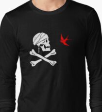 The Flag of Captain Jack Sparrow Long Sleeve T-Shirt