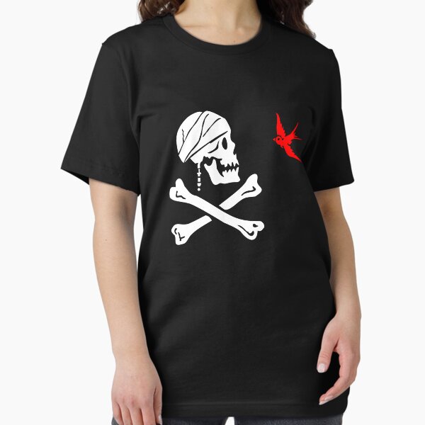 Artikel-Vorschau von Die Flagge von Captain Jack Sparrow, designt und verkauft von NevermoreShirts.