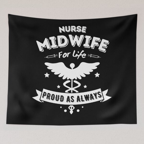Item preview, Funny Nurse Midwife For Life Proud As Always for Hospital Doctors And Staffs designed and sold by MyPrintCharming.