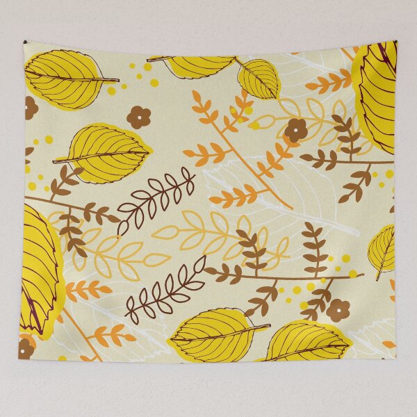 Item preview, Leaves Flowers Background designed and sold by Irina Polyanskaya.