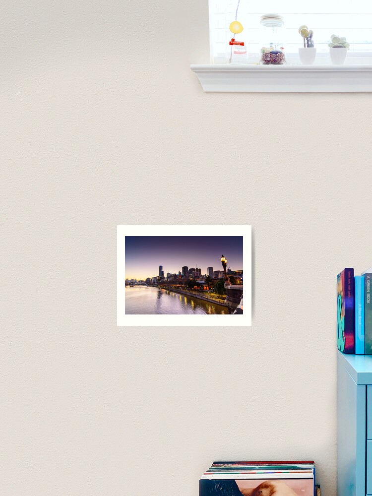 Thumbnail 2 of 3, Art Print, Yarra Sunset designed and sold by wolfcat.