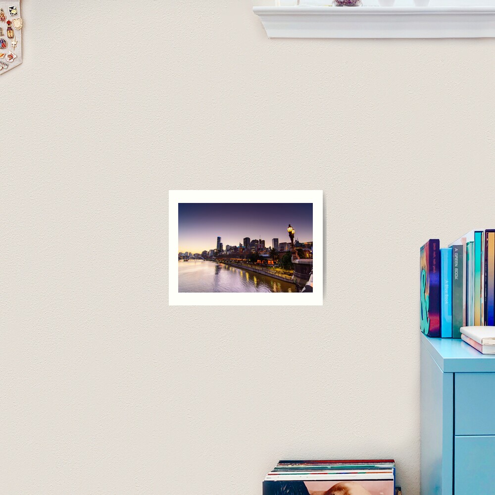 Yarra Sunset Art Print