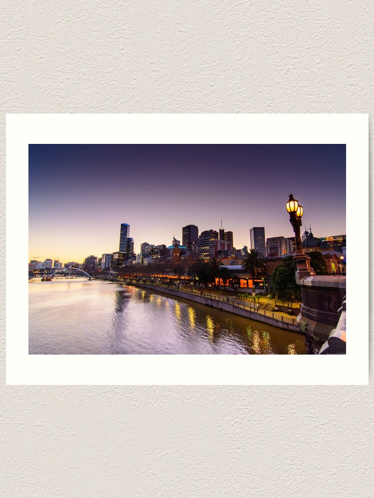 Alternate view of Yarra Sunset Art Print