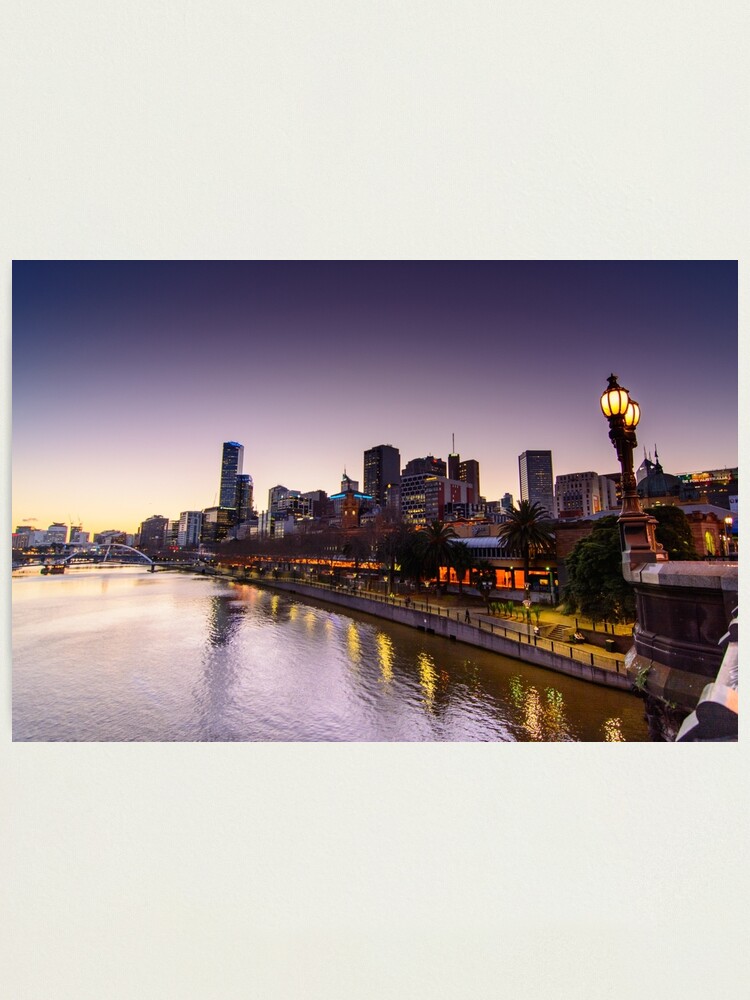 Thumbnail 1 of 3, Photographic Print, Yarra Sunset designed and sold by wolfcat.
