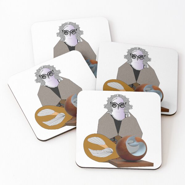 Item preview, Owl as an artist (Hepworth, Barbara 1903-1975 British sculptor) Puzzling? Art, Decorative, Kind, Digital, Colorful, designed and sold by Paszkan.