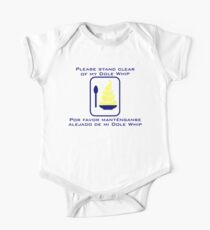 Stand Clear of My Dole Whip Baby Body Kurzarm