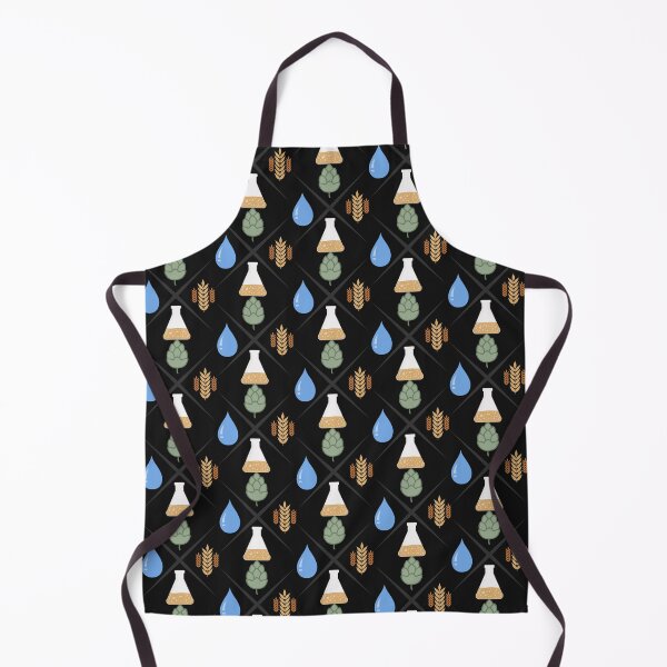 Item preview, Homebrewing Ingredients Water, Grain, Hops and Yeast - Flat Colours designed and sold by BRU Design.