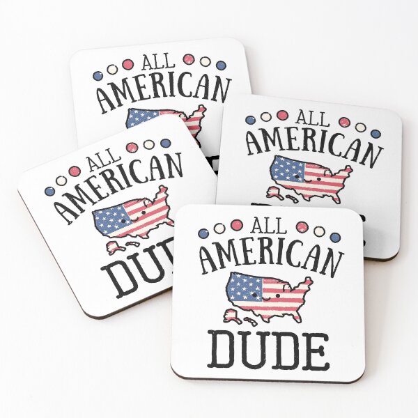 Item preview, All American Dude Funny Kawaii Cute Stars & Stripes America designed and sold by modernfamgear.